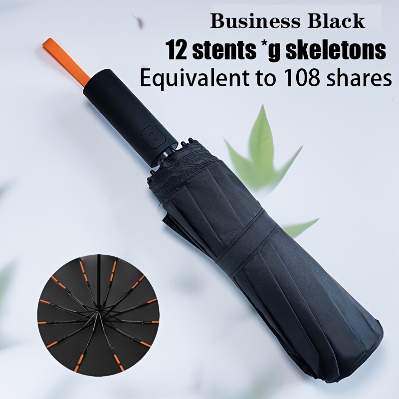 Automatische paraplu met 72 versterkte baleinen