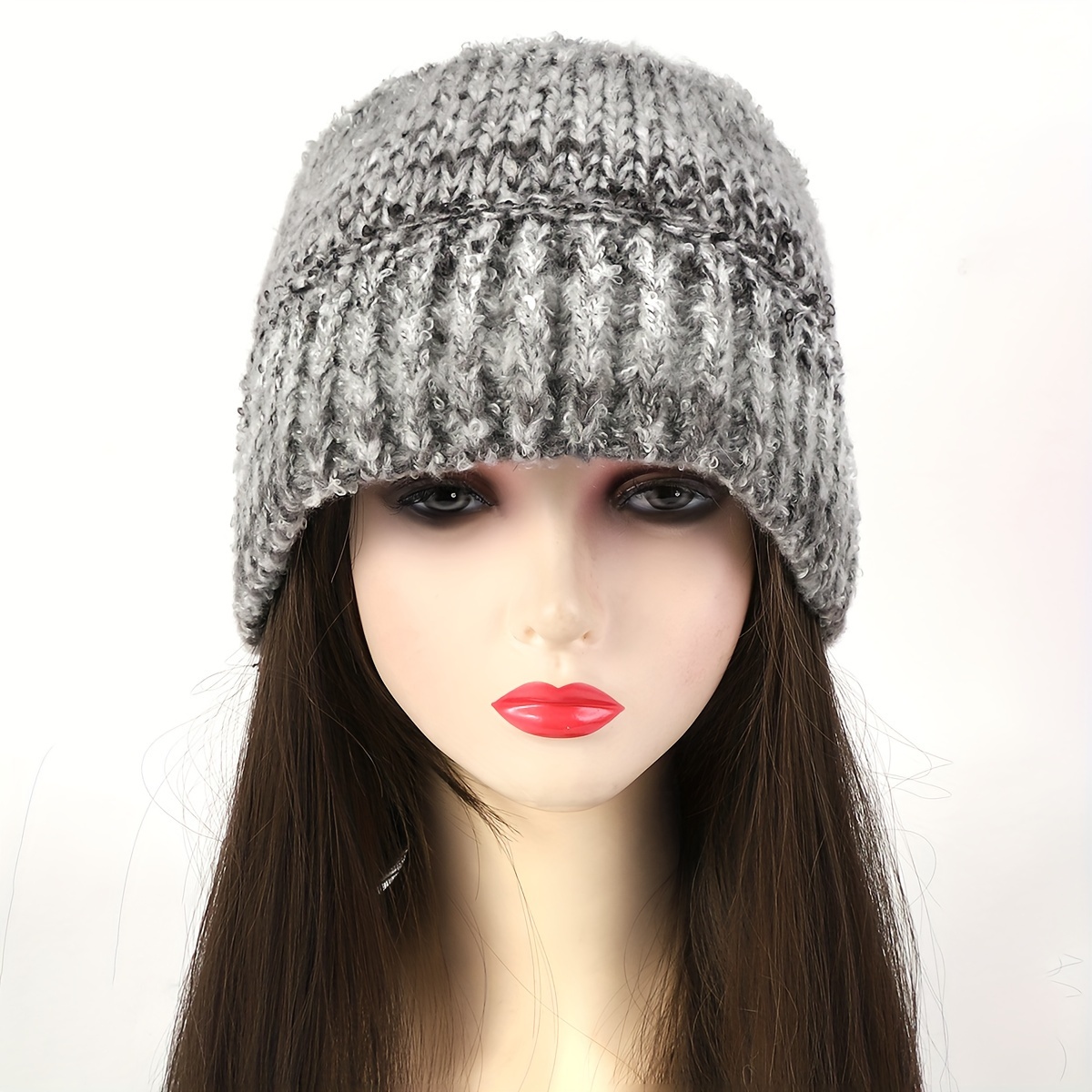 TEMU Women's Hat - , Non-stretch Polyester Knit For &