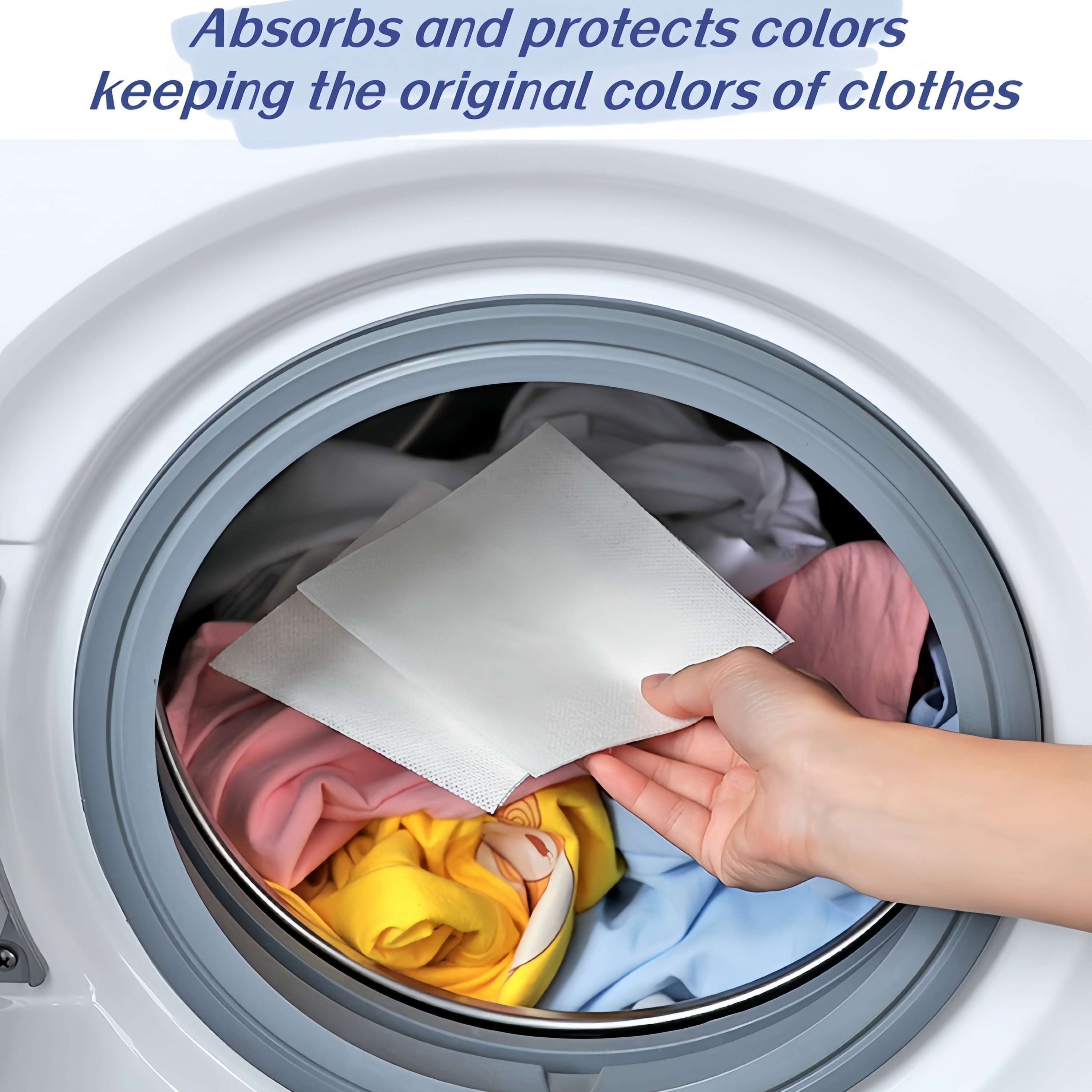 

24/100pcs Washing -proofing Absorbing Per Bag, -colored Clothes -proofing , -protecting —suitable For , Use