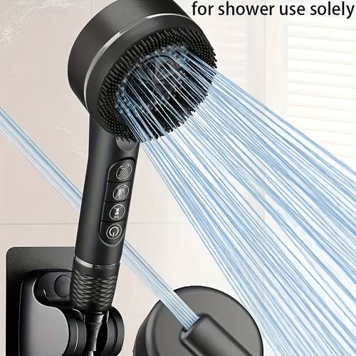 1pc pommeau de de massage , de jet/arroseur à combinaison, économique en eau, avec pommeau de à main de massage à pression/bouton de à main de filtration à pression purification de leau multi-fonction à fleurs/