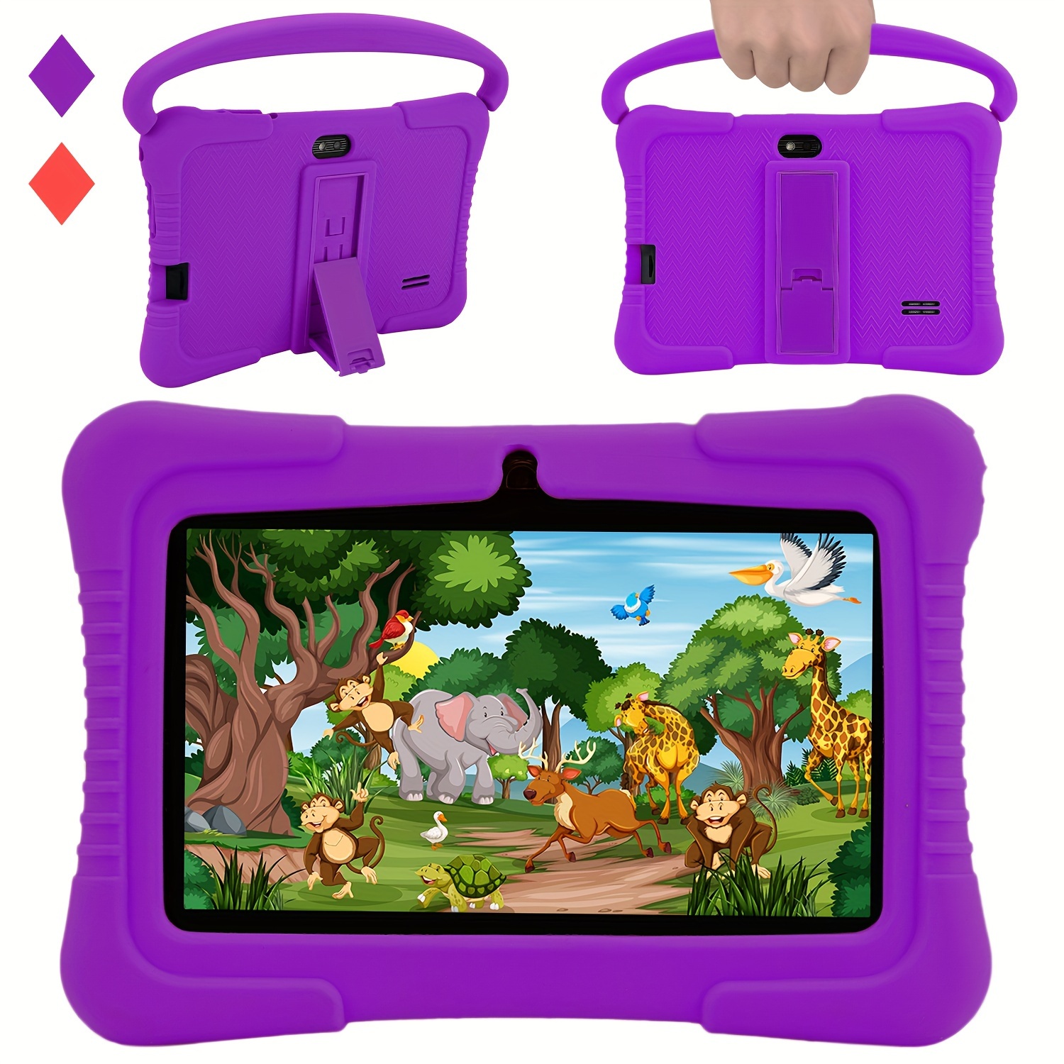   7 inch kids tablet   screen wifi 2gb   32gb rom   educational games   app   tablet tablet with   silicone cover