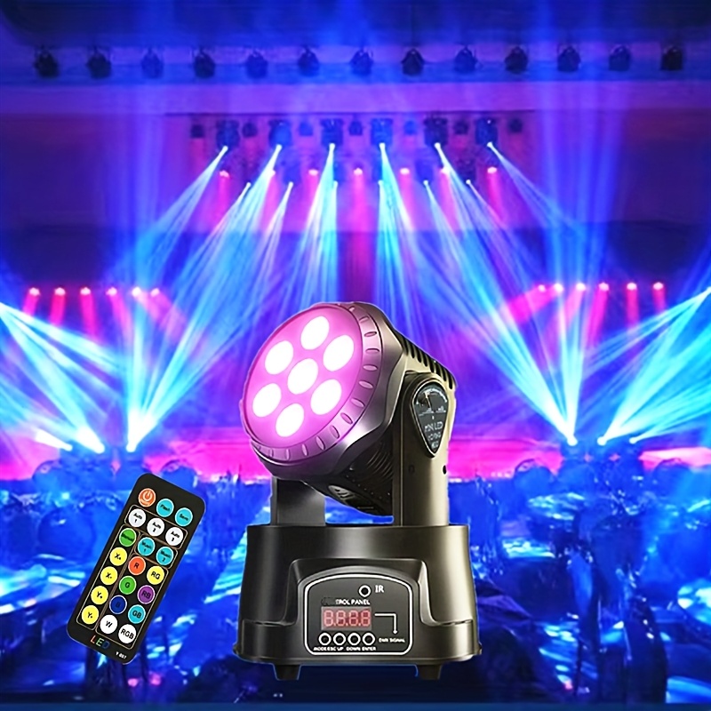 dj light 7 moving head lights stage lighting rgbw dmx-512 spotlight beam light bar ktv  , church, club,  , wedding holiday entertainment dye atmosphere light 0