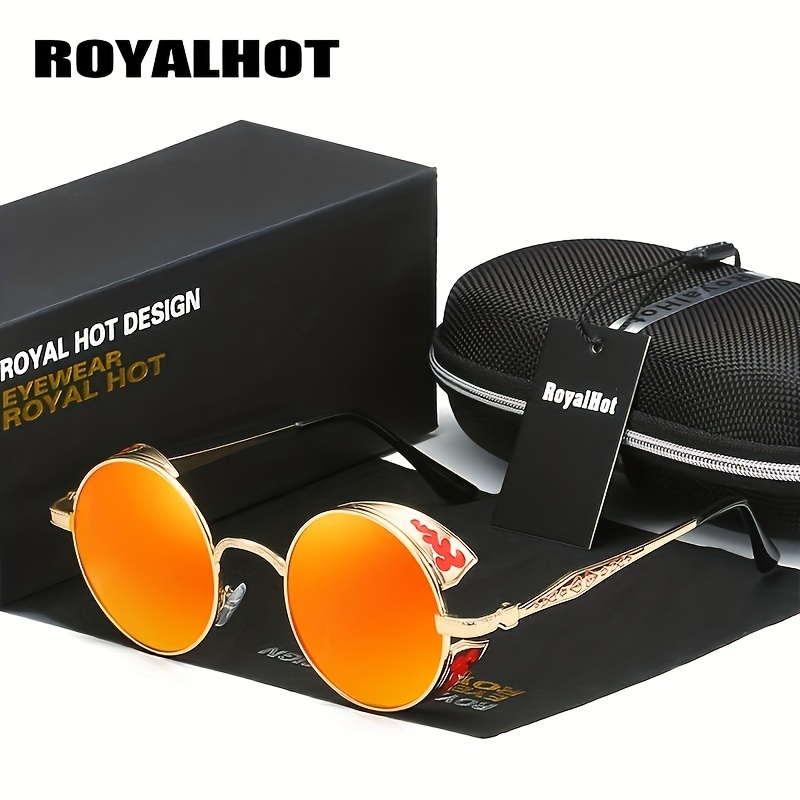 

Royalhot, Polarized Round Oversize Punk Fashion Glasses, Outdoor Sports Leisure Fashion Glasses