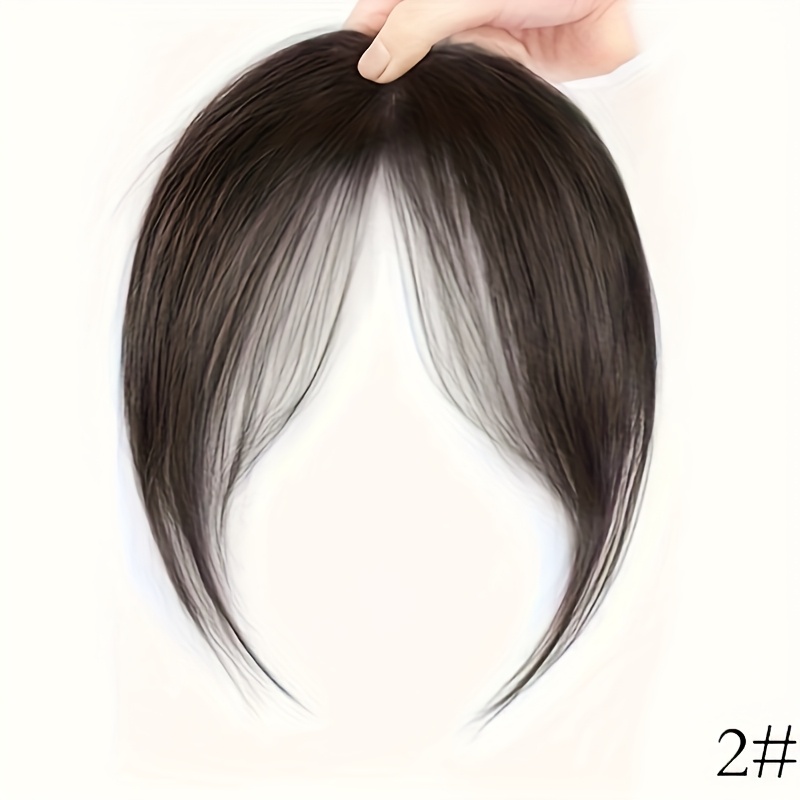 womens bangs wig 8 inch   straight hair with volume   everyday wear stylish hair accessory   texture high temperature fiber details 4