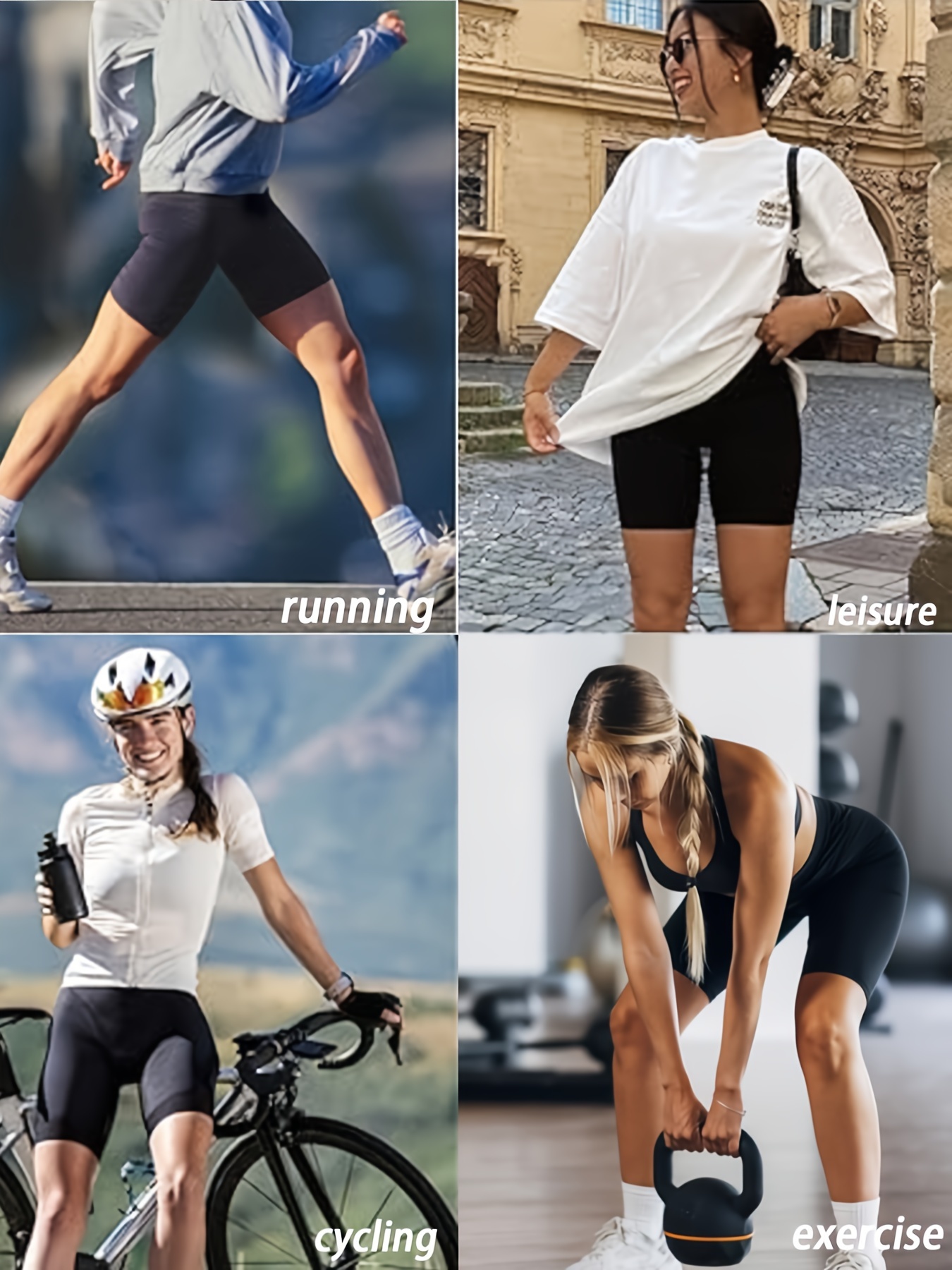 High Waisted Biker Shorts Women Super Soft No See Workout - Temu United  Kingdom