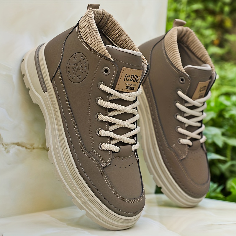 

Mainalun Mid-top -up Shoes, Comfortable -slip, Pu Pvc For , &