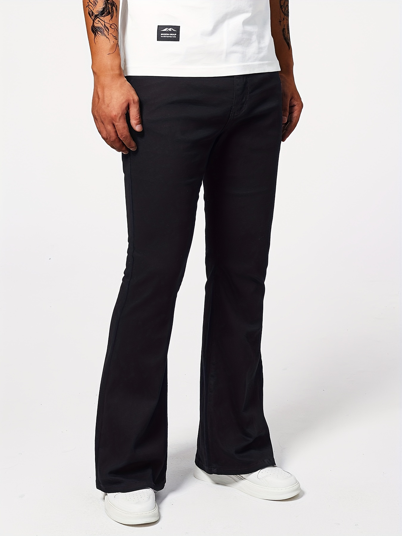 pantalones acampanados elásticos hombre temu Temu Ecuador