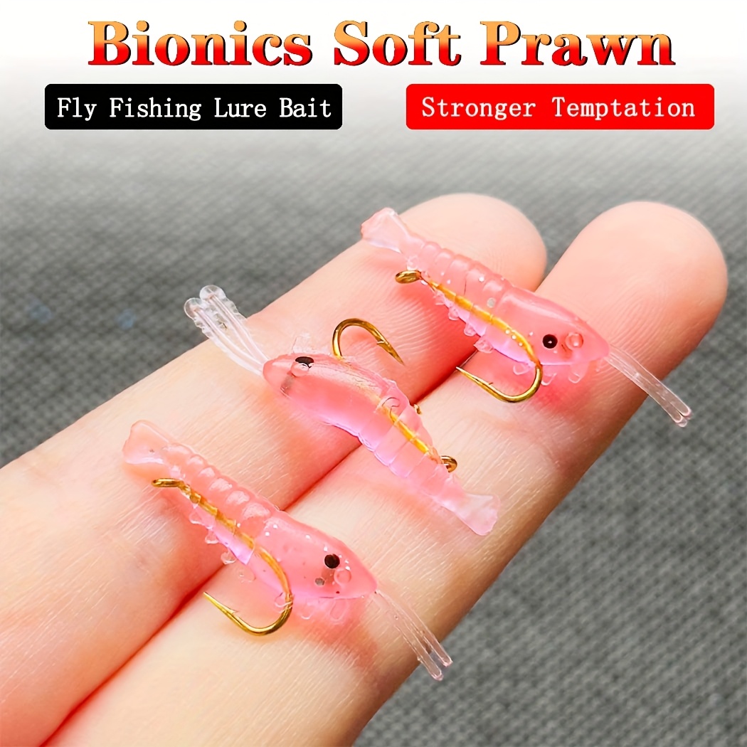 5/10pcs Fishing Lure Soft Bait Bionics Soft Prawn/Shrimp Swimbaits Fishing  Pike Lure Bass Shad for Fishing Perch