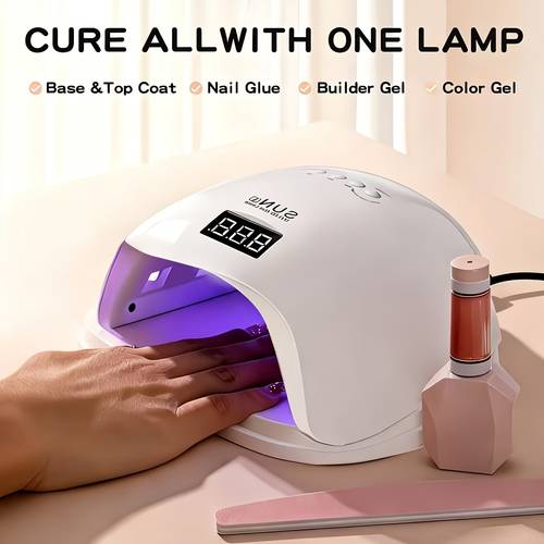 led nail lamp suitable for nail polish automatic sensor professional nails screen nail polish and art tools nail additions white usb powered portable lamp for salon and home use automatic shut off