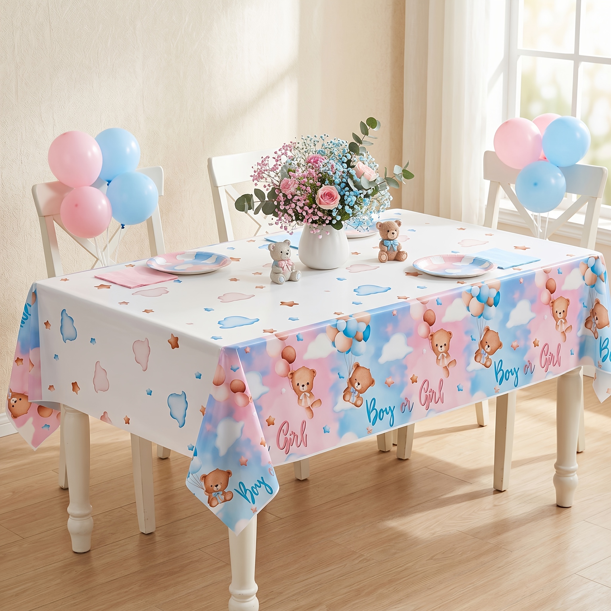 3er-Set Einweg-Tischdecken Aus PEVA – 137x274 Cm, Rechteckig, Knitterarm, Für Partys & Events Drinnen & Draußen