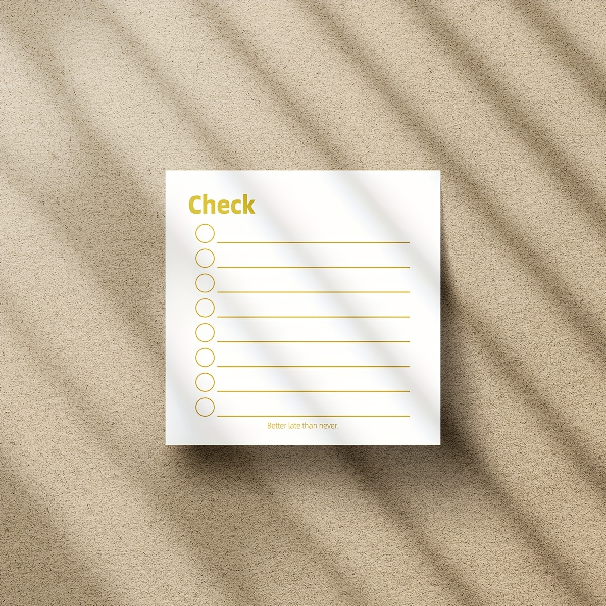 Self-Sticking Note Papers Set, High-Adhesive Productivity Planner Pads