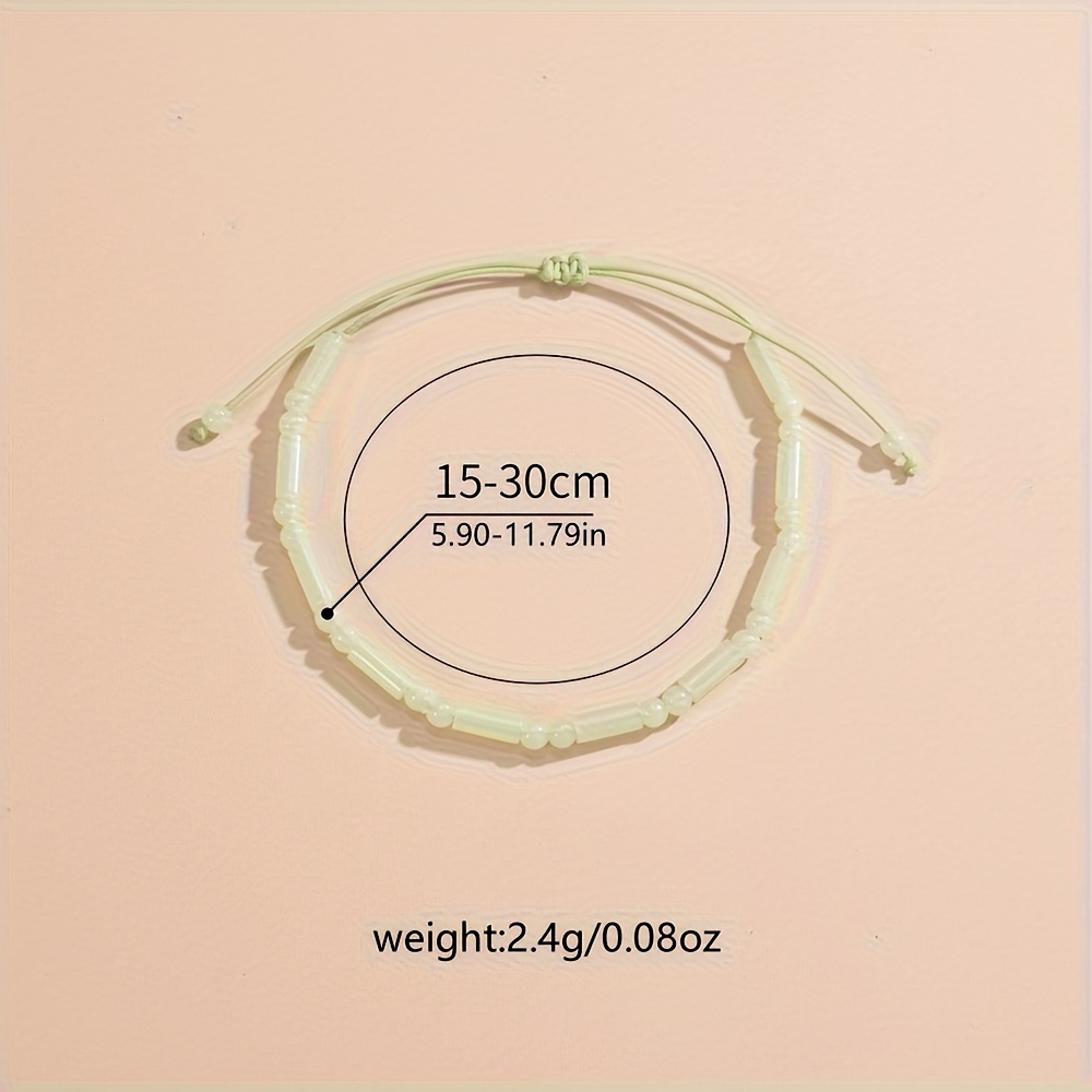 Vintage Boho Style Glow Bead Bracelet for Women Gift