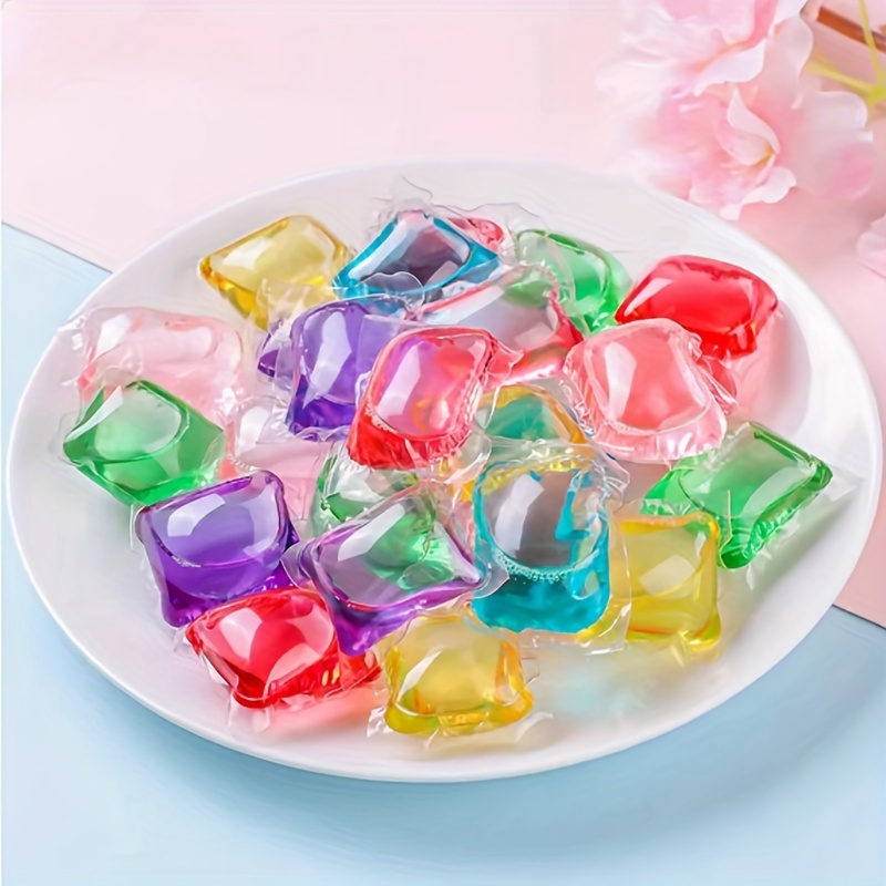 a box of laundry pods with   floral scents large   offering 8 times cleaning power for deep cleaning color protection and   suitable for home   and travel use details 11