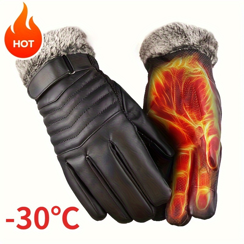 

1 Gloves, Fleece, -slip, , Touch Compatible, For , , Cycling, Non-washable, , , Unisex