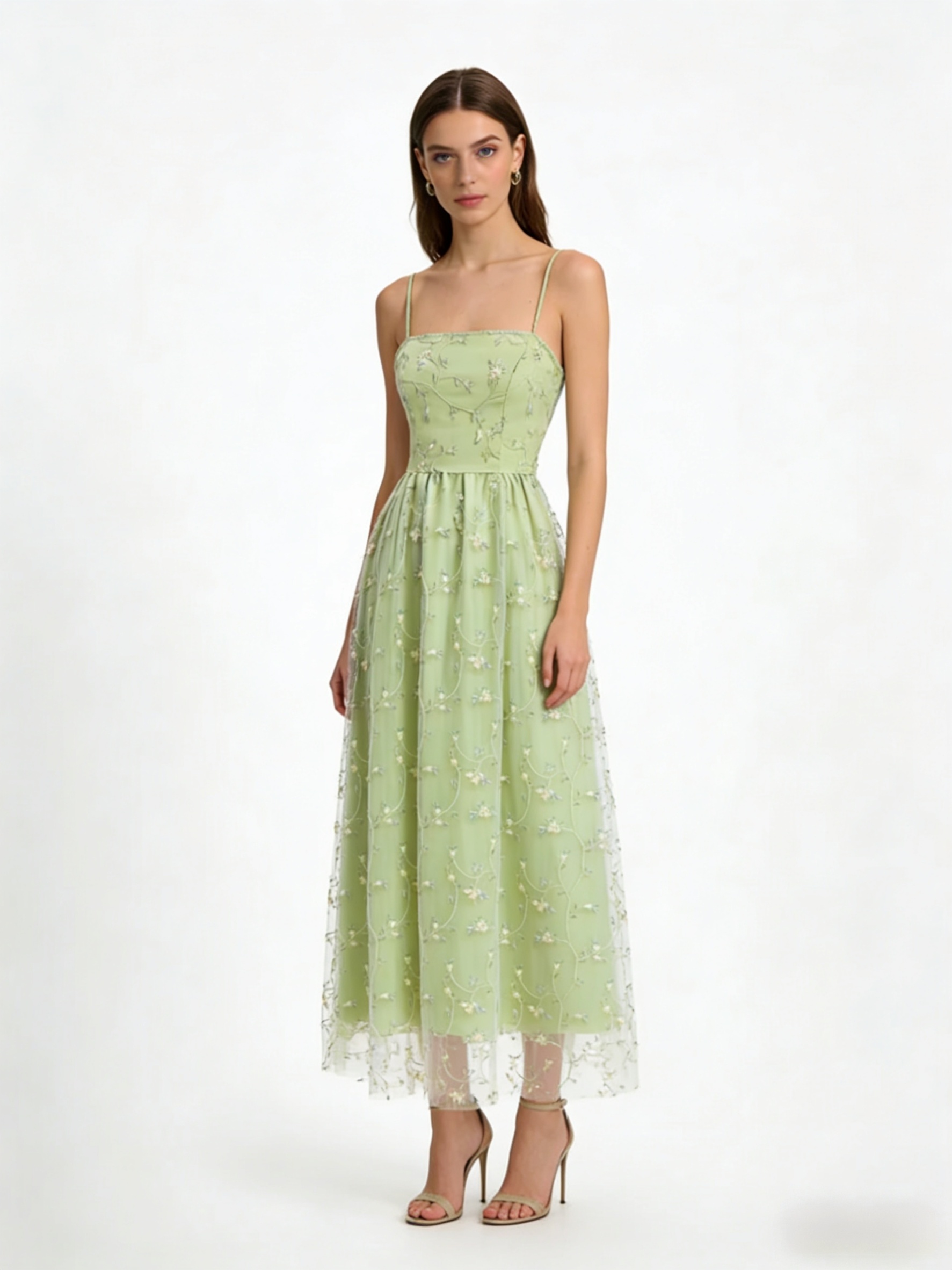 mesh sweetheart floral corset detachable layered maxi dress 3 d flower applique mesh quinceanera gown w detachable short sleeves  GLGL3177 – smcfashion.com