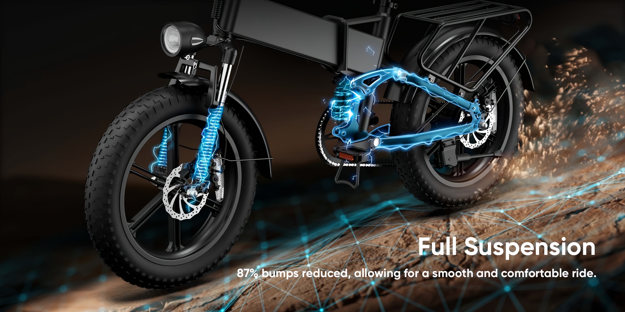 t5 electric mountain bike adult e bike with removable large capacity battery 745w 28mph 20 4 0 all terrain tires   adjustment black   christmas and thanksgiving Product details 1