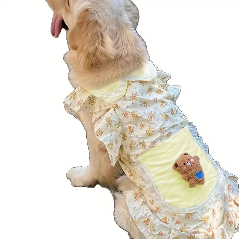 clothes pet dogs including adorable floral outfits dresses - Temu Greece clothes pet dogs including adorable floral outfits dresses - Temu Greece