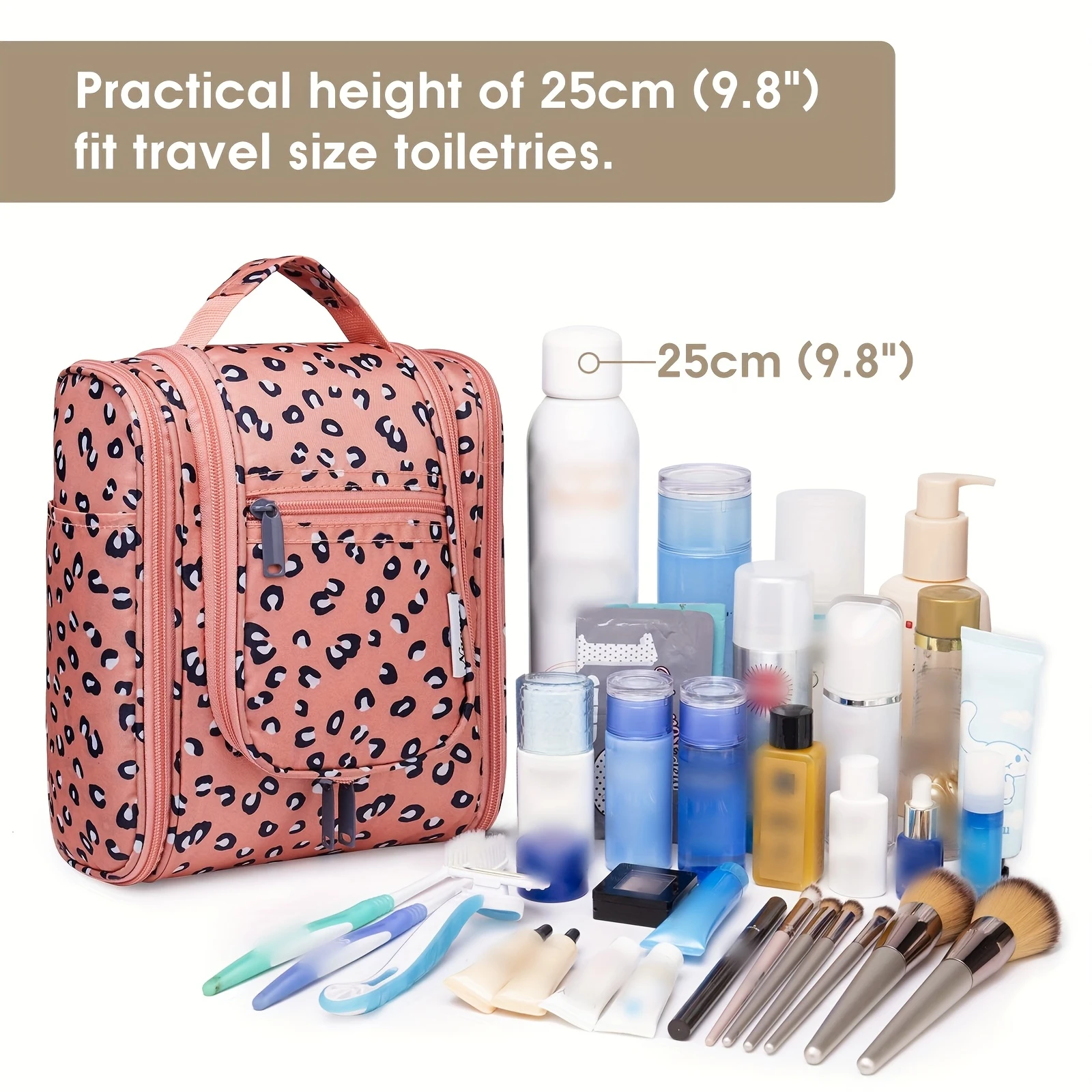 Hanging Toiletry Bag for Women - Travel Cosmetic Organizer – detail 1