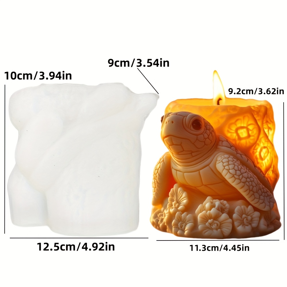 Resin Casting Molds Sea Turtle Shaped Candle Molds Beach Turtle Epoxy Resin Silicone Molds Wave Turtle Concrete Cement Plaster Silicone Molds