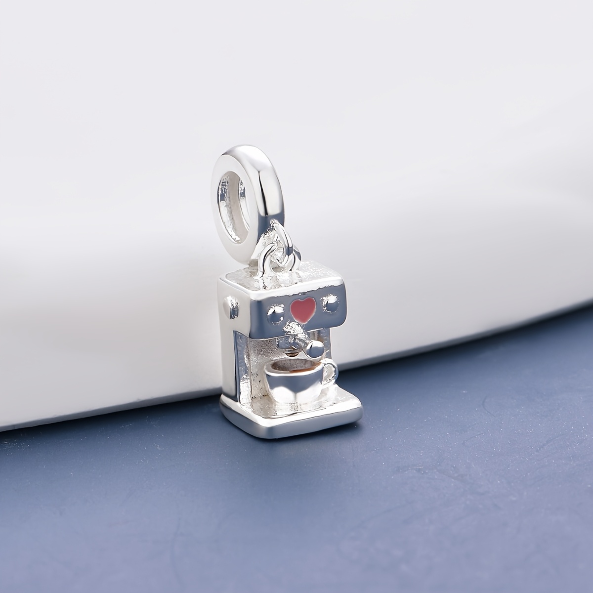 TEMU 1pc Silver Plated Copper Charms Fashion Pendant, Suitable For Jewelry Making Bracelets Or Necklaces For Daily Wear Or As Gifts For Men And Women