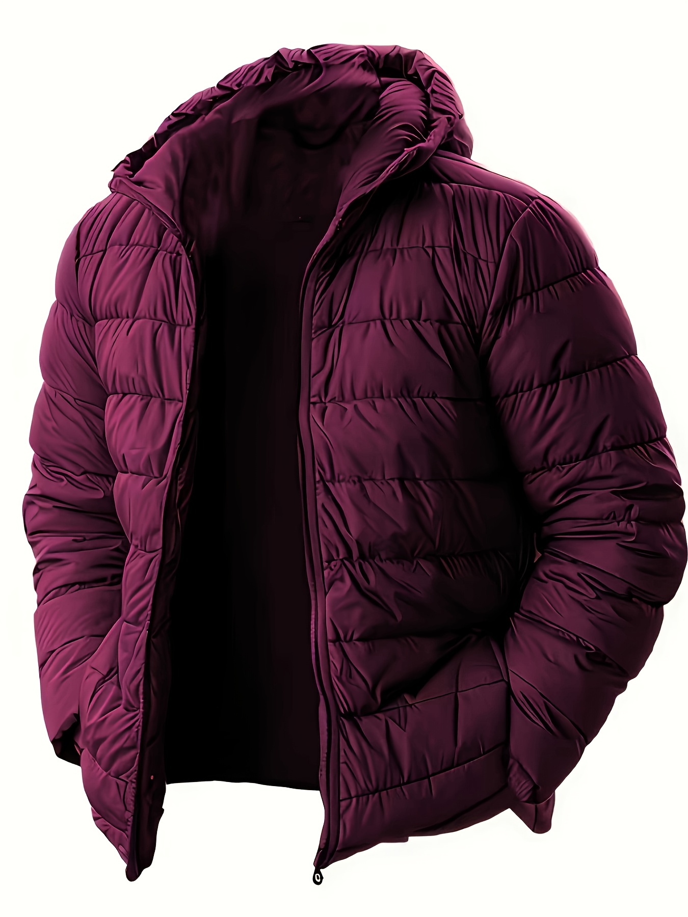 Men's Hooded Windproof Quilted Jacket
