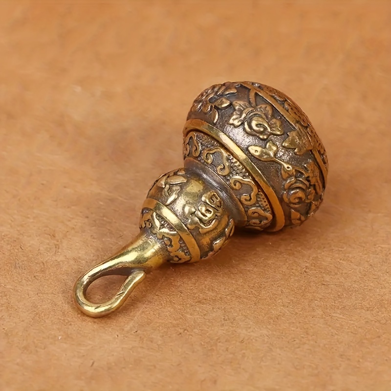 

Brass For Lotus Gourd Keychain & Box - , Fashionable Accessory For Men