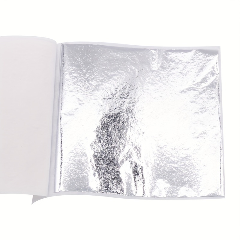 E-shop 8*8,5 cm, 100 Stück pro Packung, metallisch farbige Metallfolie, geeignet für Basteldekoration, Nagelkunst, Deckendekoration