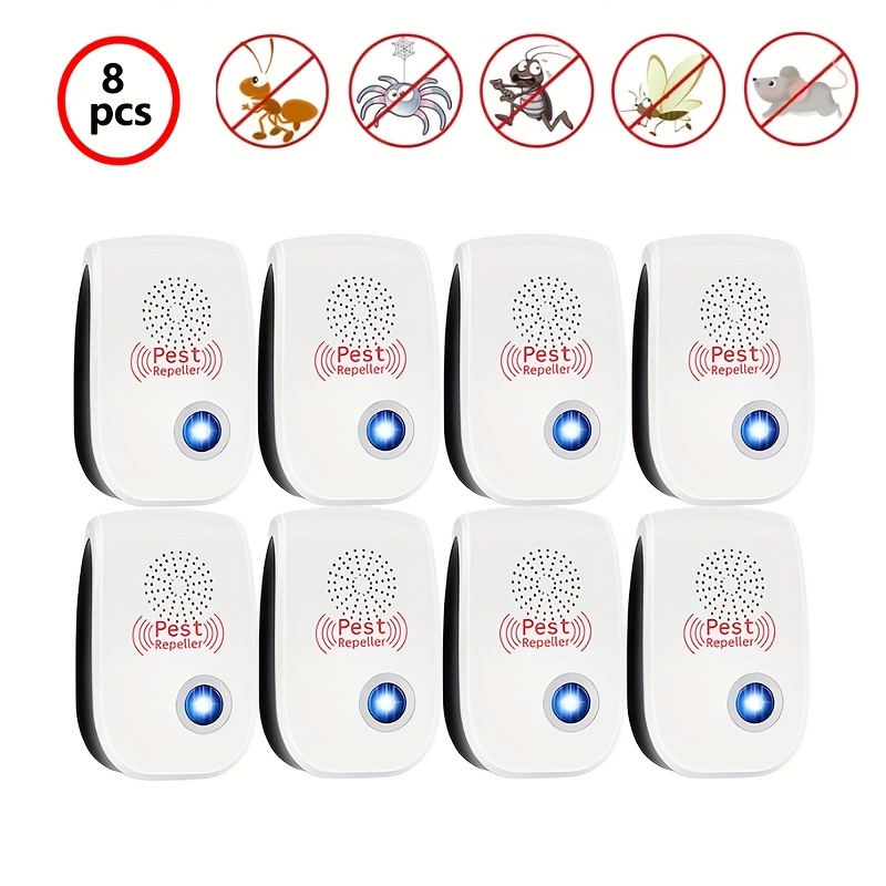 TEMU 4/ 6/ 8pcs, Technology Insect Repellent, Rodent Repellent, Indoor Technology Mouse Deterrent Squirrel Insect Repellent, Mouse Control, Family