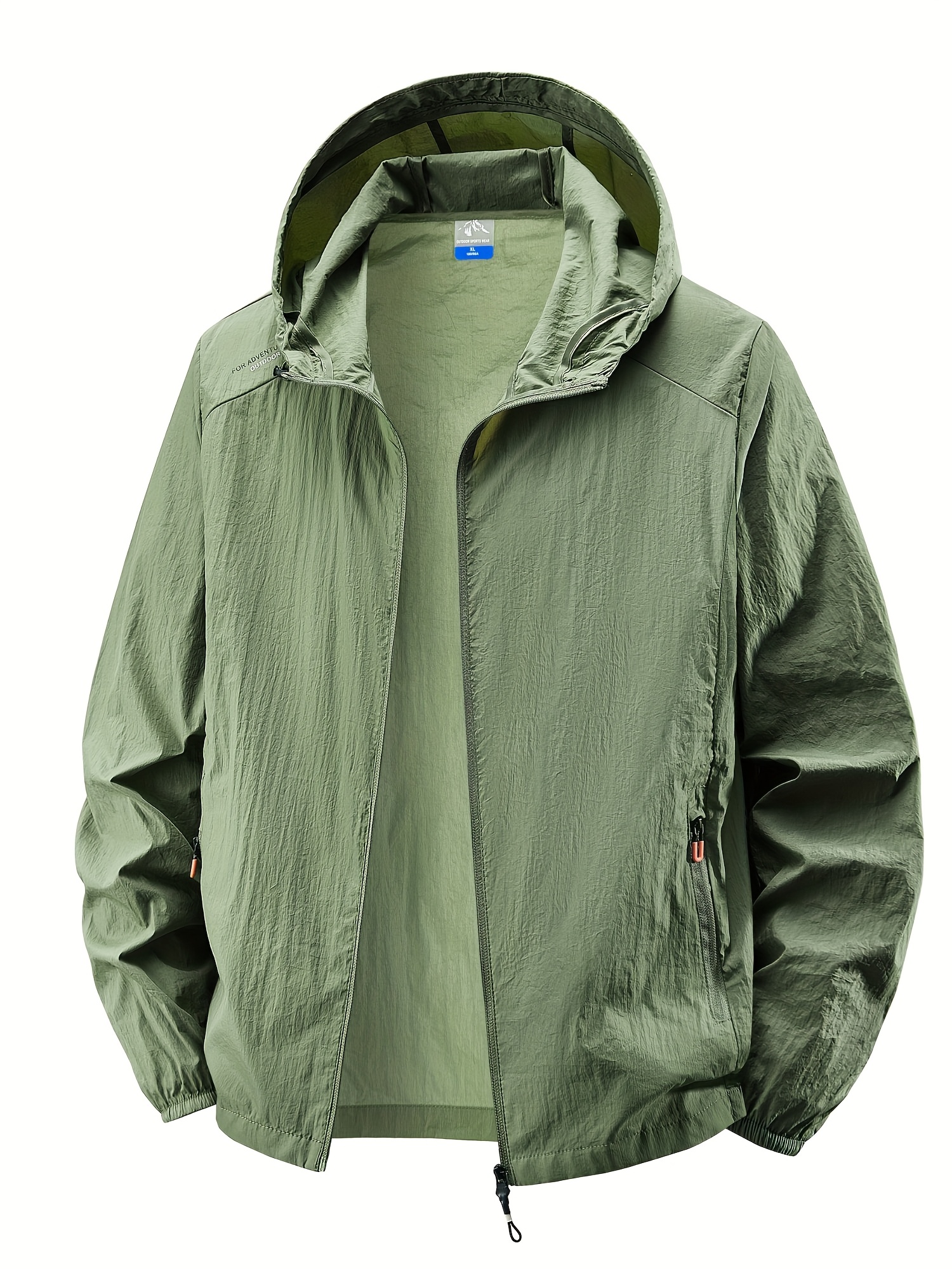 mens lightweight foldable sun protective jacket zipper Temu Mexico