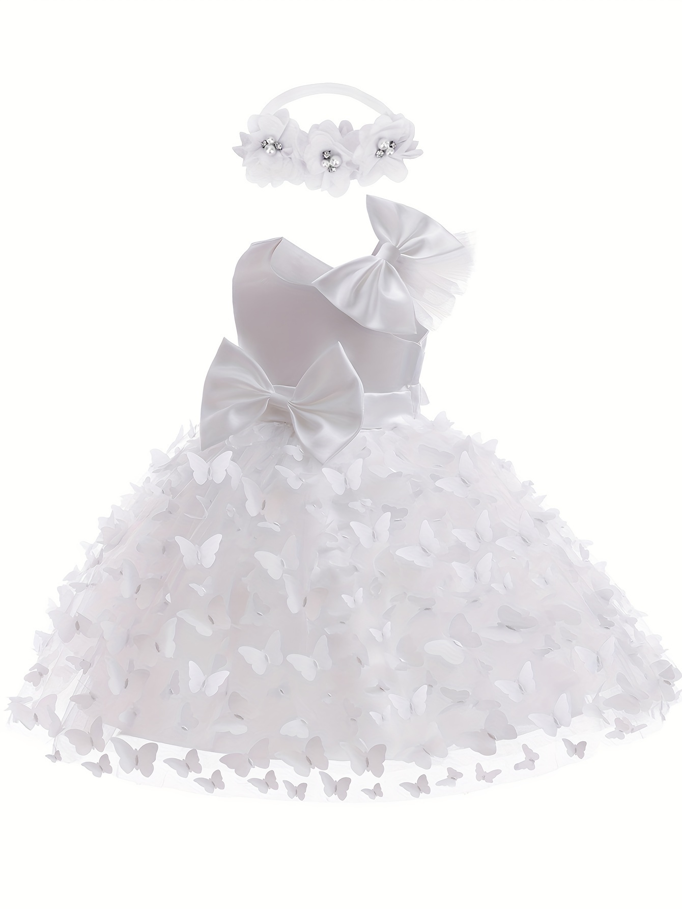 baby girl princess party dress toddler girl tutu birthday bowknot lace  christening cute sleeveless wedding gown | Shop Now For Limited-time Deals  | Temu Pakistan