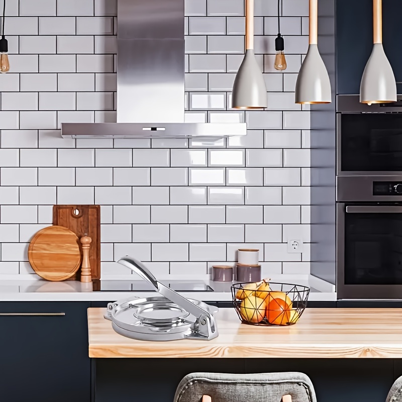 A dough press Metal mold Steel flour tortilla press Dumpling dough tortilla flour bread mold Sandwich taco press tortilla crusher Mince meat