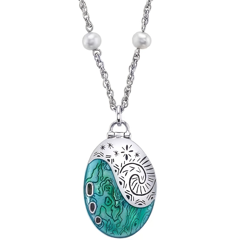 TEMU Collana con ciondolo a forma di stella marina smaltato apribile/chiudibile, collana merchandising anime A43
