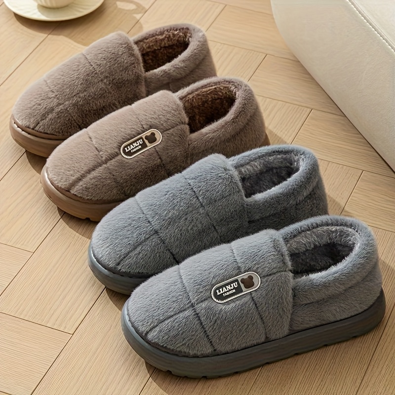 sizes mens plus size cozy winter slippers soft Temu Ireland