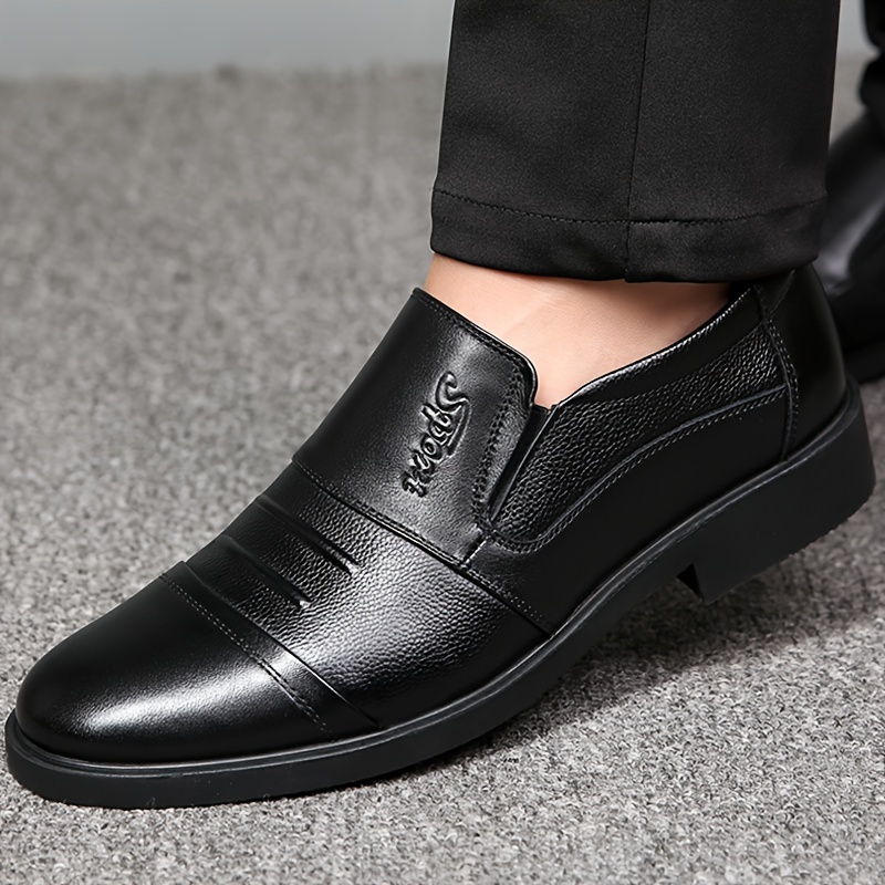 slip business casual shoes men warm winter footwear dads - Temu