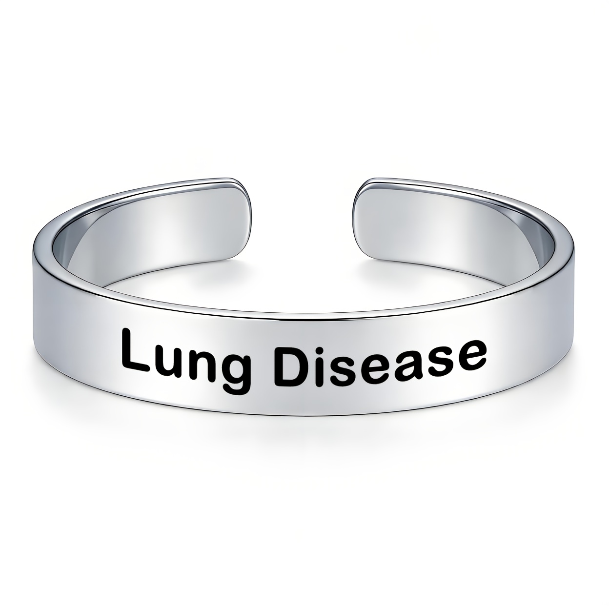 Durable 304 Stainless Steel Open Bangle, Unisex Minimalist Gift