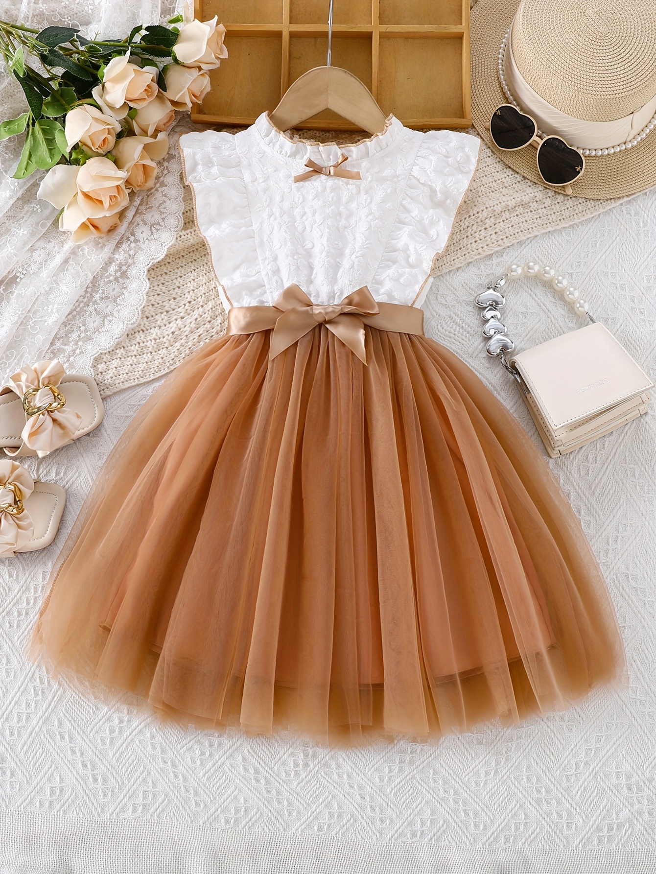 open lace back dress Ambrosia Girls Dress main image 0