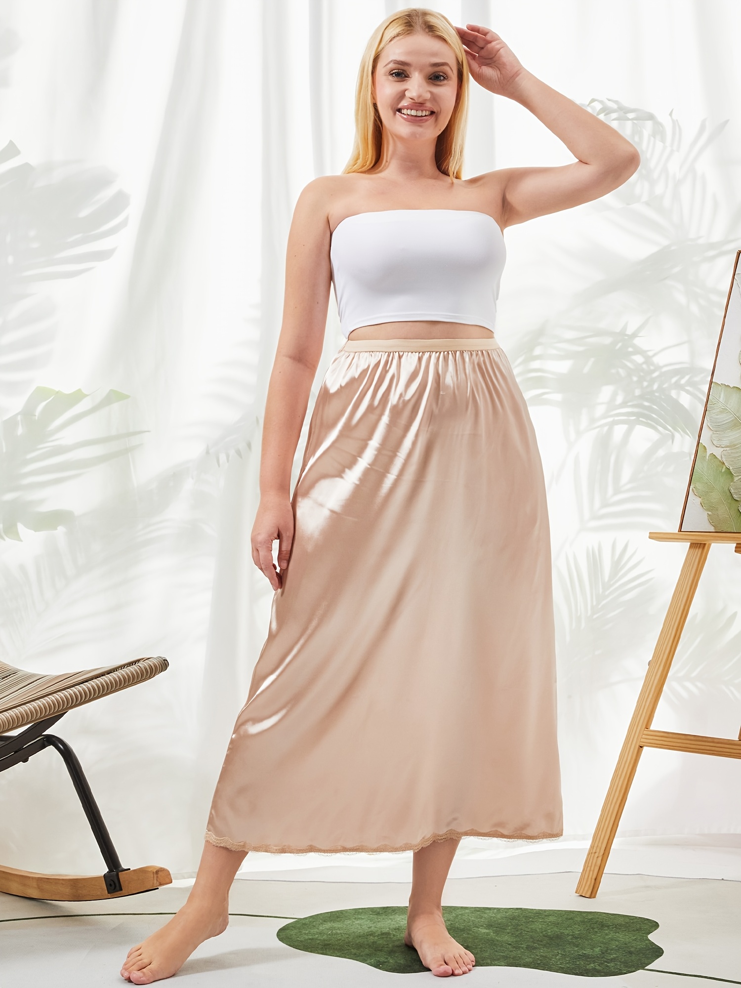 Waist Long Half Slips For Dresses Long Half Slip LDS Temple