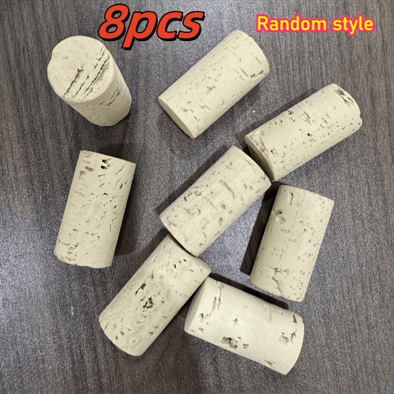 Image of A Set Of Cork Bird Toys In Random Styles, Suitable For Small, Medium, And Large Birds. Pet Supplies That Help Discomfort During Teething And Boredom. Wooden Toys