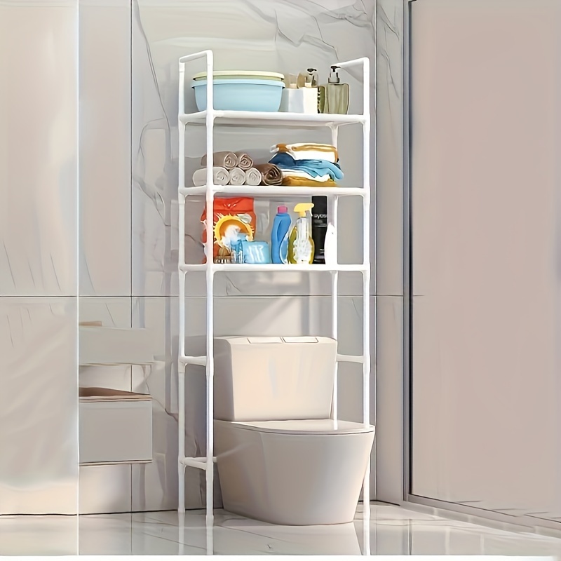 

Space-saving 3-tier Bathroom Organizer - Over Toilet Plastic Shelf For & Toiletries, , Toilet Organizers And Storage