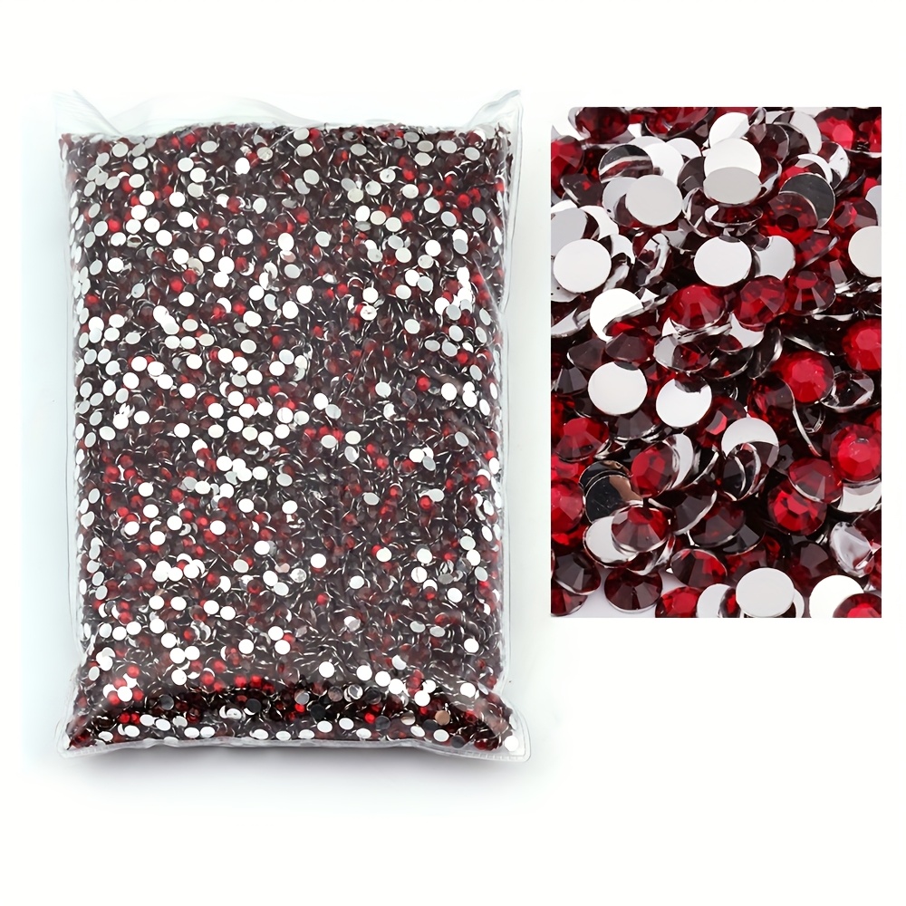 33 colors 2mm 4999pcs 3mm 4999pcs 4mm2499pcs 5mm 1499pcs 6mm 499pcs bulk wholesale of non thermal flat   resin drills in bulk used for diy manicure luggage shoes and accessories