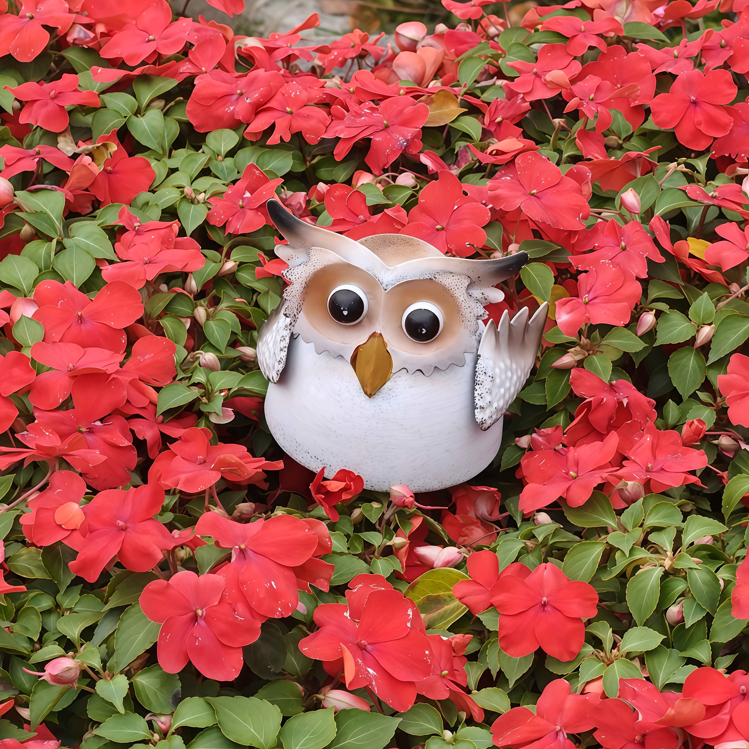A Outdoor Owl Ornament, , Perfect For The Backyard Or Garden Lawn Decoration