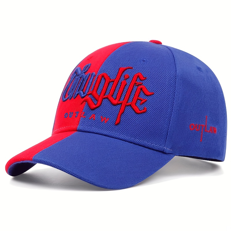 A Stylish Unisex Baseball Cap With Adjustable Colors And Outlaw Embroidery