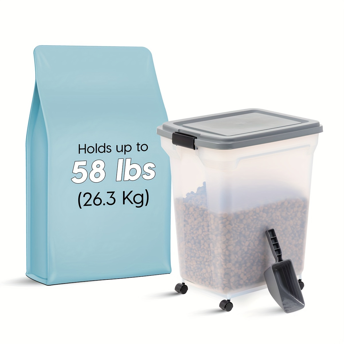 

58 Lbs. Pet | Bin , And Free Pests, To