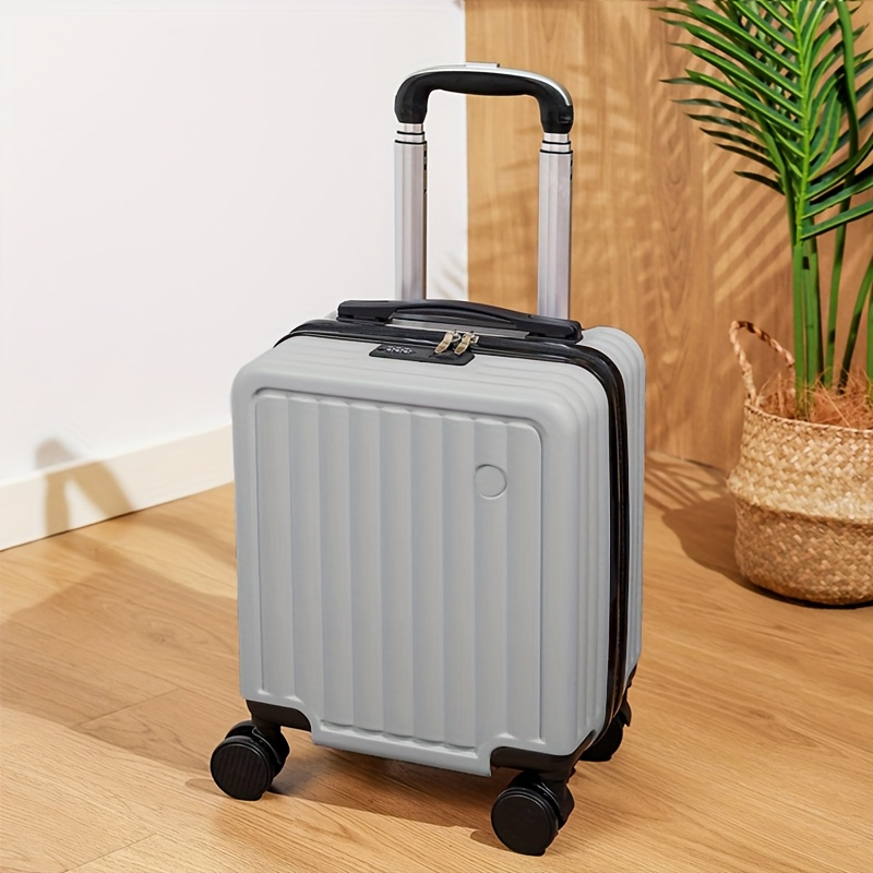 TEMU New Suitcase Model Sizes, 14 Inches And 16 Inches, Perfect For Cabin Use With Dimensions 40*30*20. A Stylish Classic Striped Carry-on Luggage,