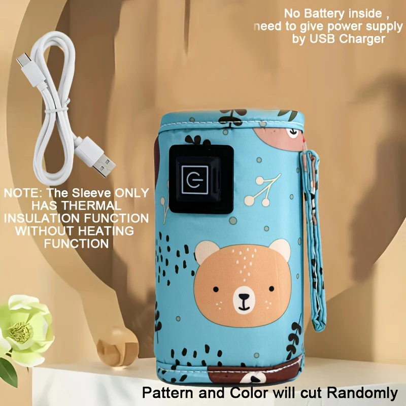 Portable USB Bottle Warmer & Insulated Travel Bag