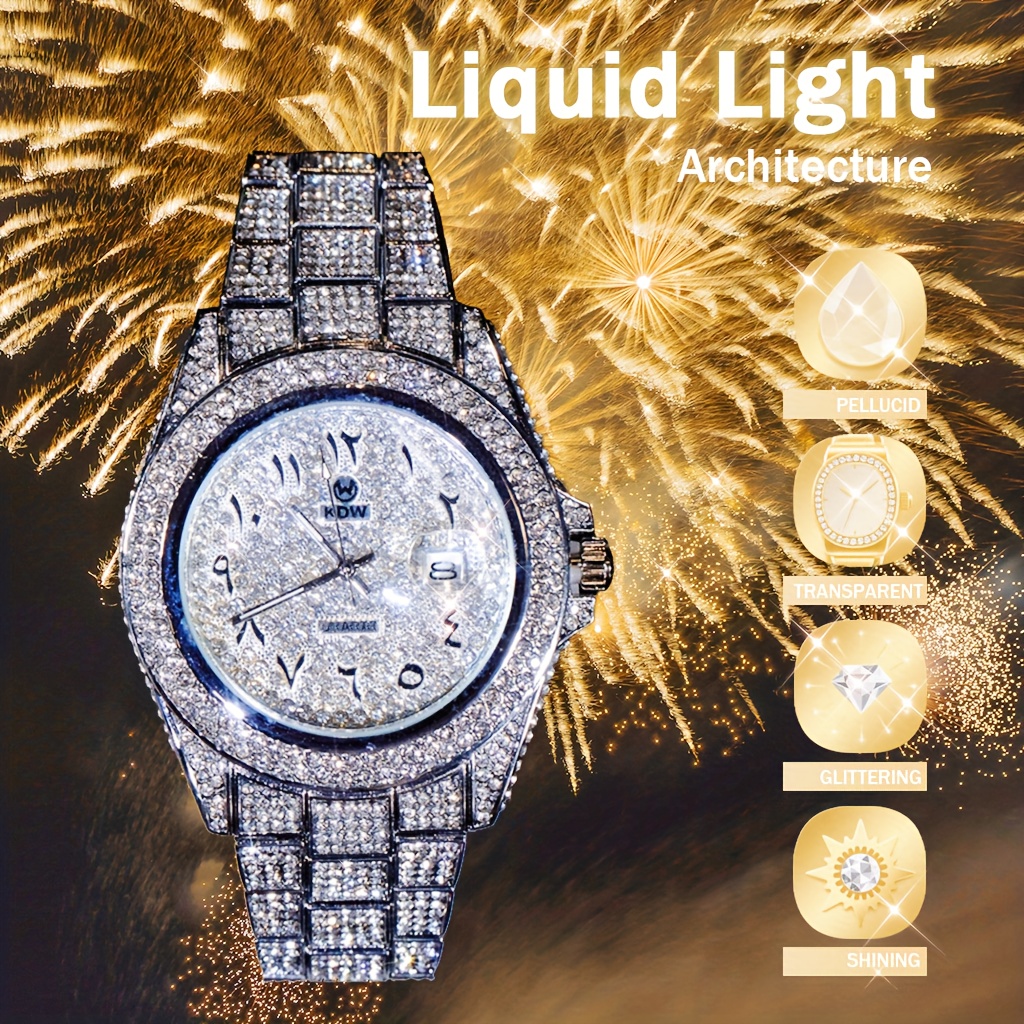 iced watch sold on Temu United States