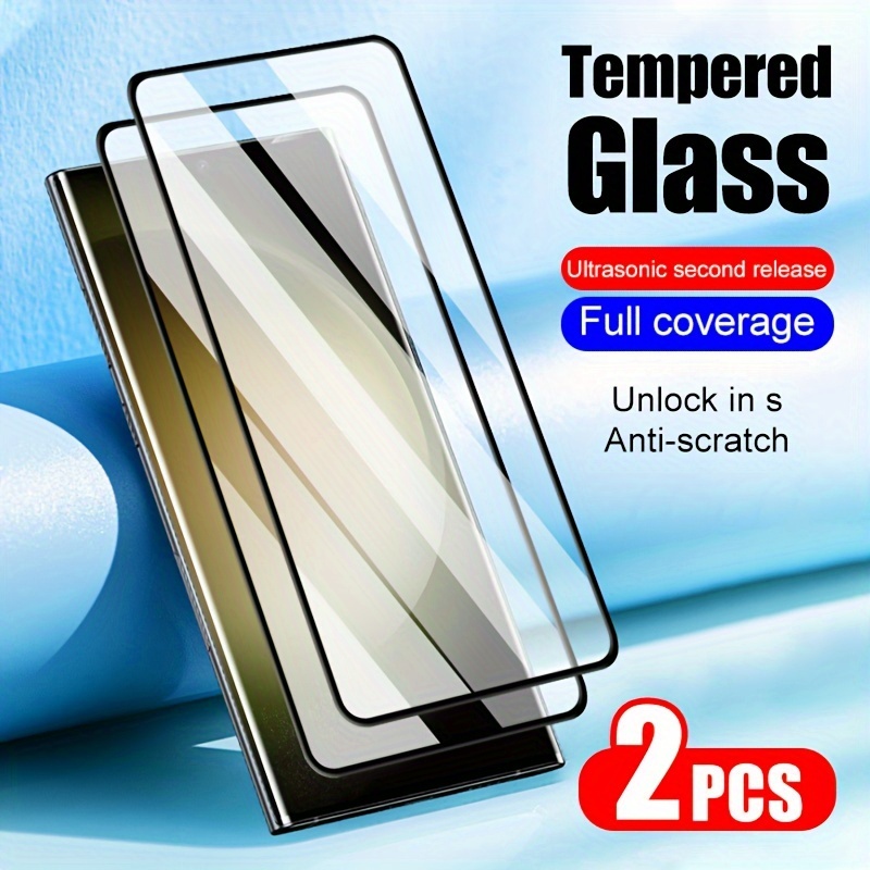 

2pcs Tempered Glass For Samsung Galaxy S24/s24+/s24 Ultra Protective Film S23/s23+/s23 Fe Phone Screen Protector S22/s22+/s21/s21+/s21 Fe/note 20 Tempered Glass