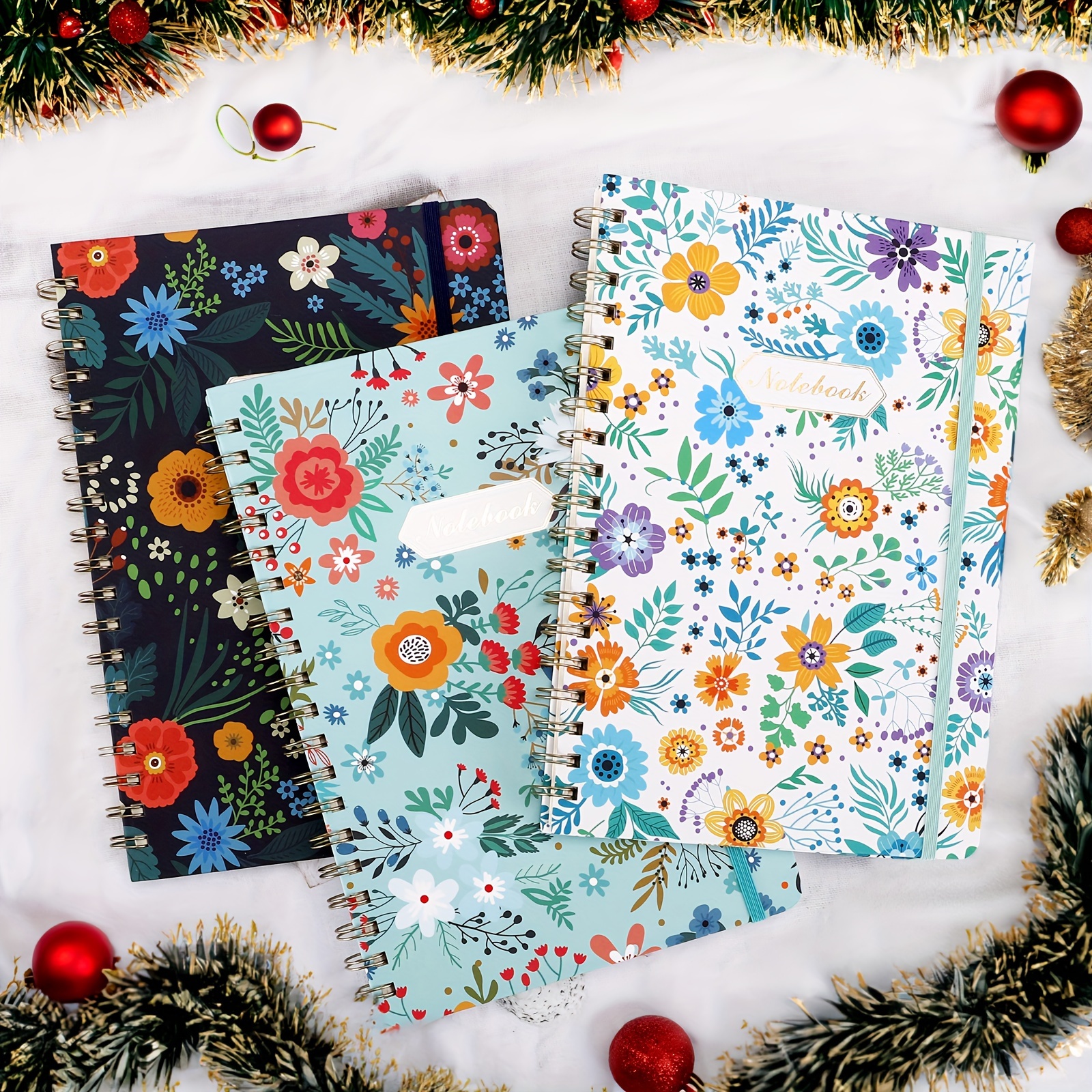 

6 Pcs A5 Pattern Taped Notebooks, High Quality , , Horizontal Lined , For Journaling, , For , , And , 5.7 X 8.5