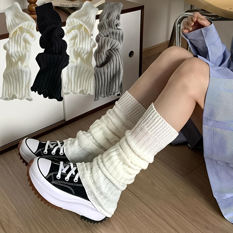 white leg warmers sold on Temu United States