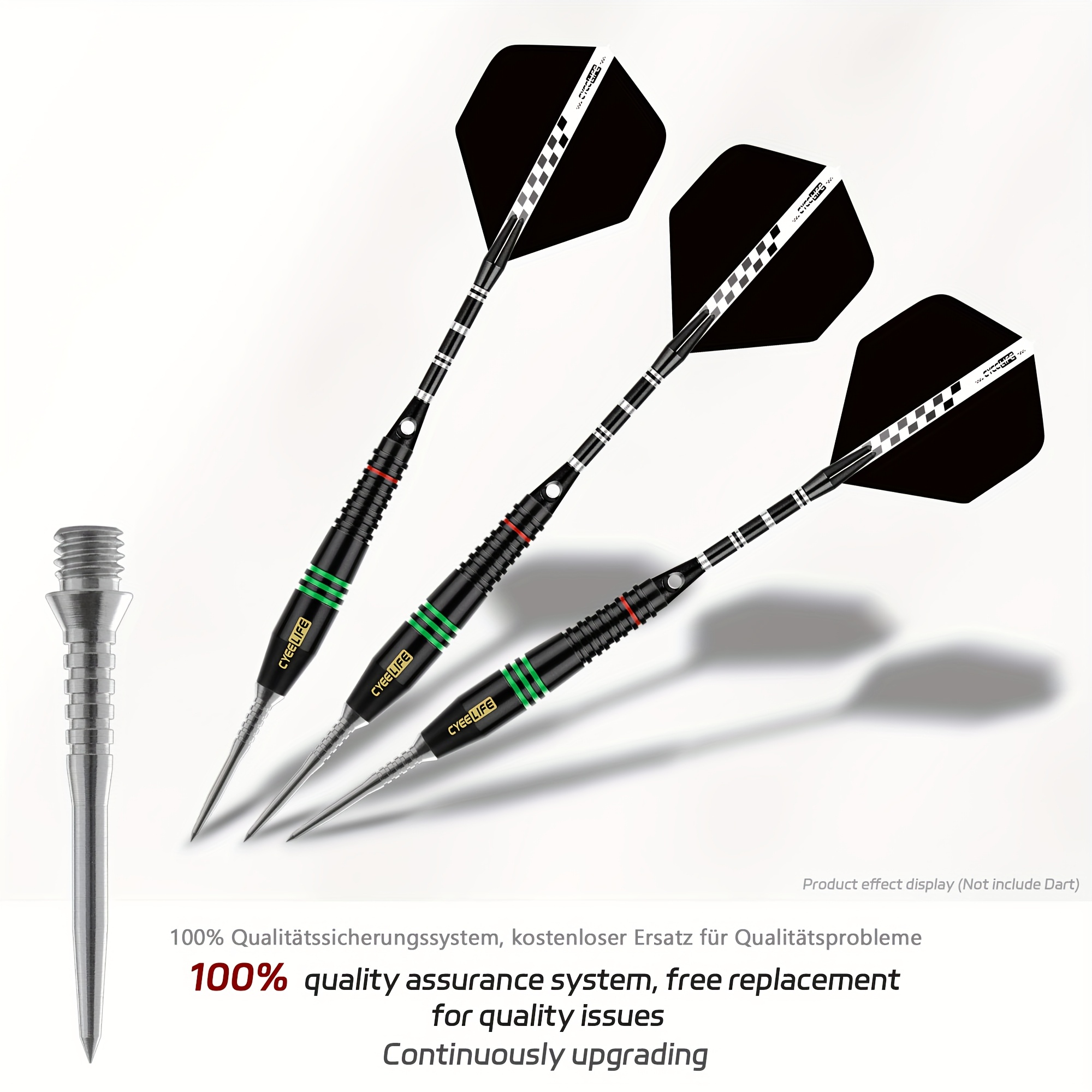 CYEELIFE 3-delig Dart Conversie naar Harde Stalen Naald